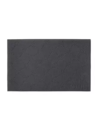 JOOP | Tapis de bain "Cornflower Uni" 50x80cm (Blanc) | grau